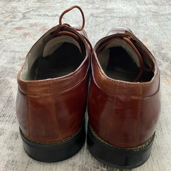 Men’s Stacy  Adams Burgundy Dress Shoes - Picture 6 of 11